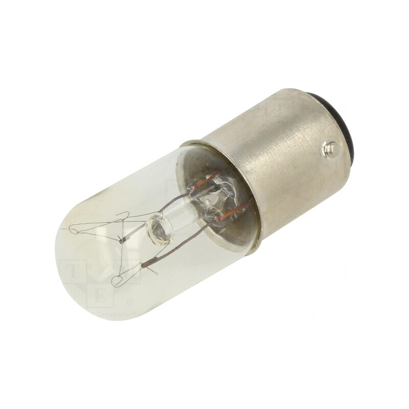Lampă Miniaturală Transparentă 120VDC/120VAC BA15D | Electronic-mag.ro | Componente Electronice