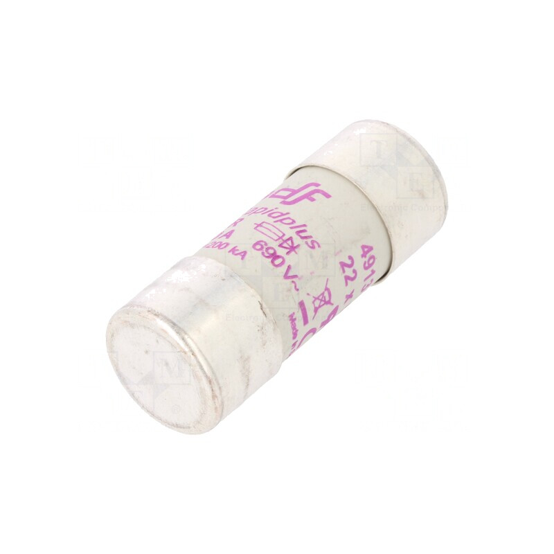 Siguranţă aR 40A 690VAC 700VDC 22x58mm | Electronic-mag.ro | Componente Electronice