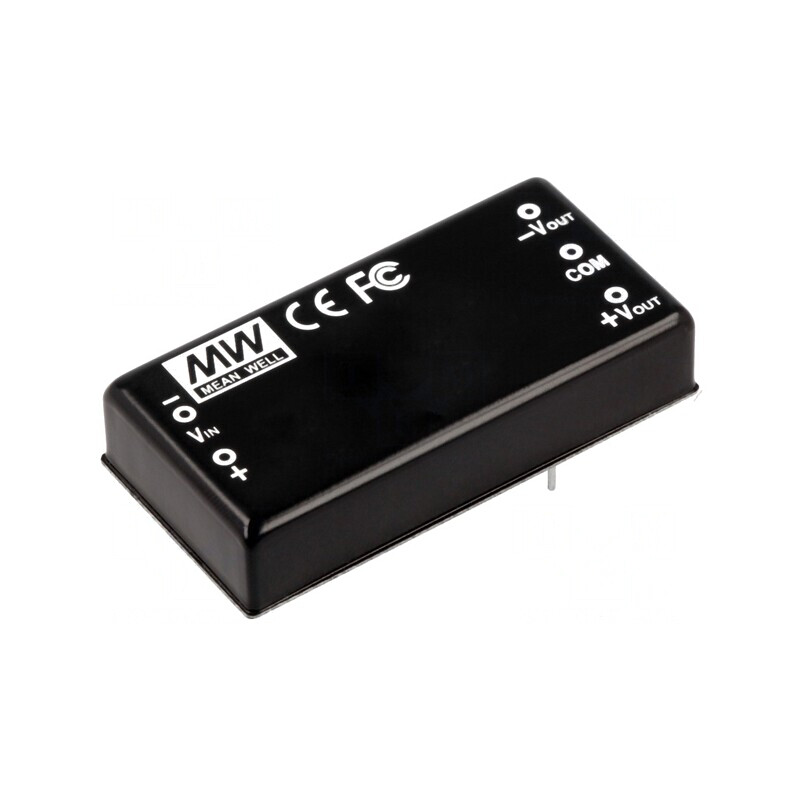 Convertor DC/DC 5W 36-72V la 12V/-12V THT | Electronic-mag.ro | Componente Electronice