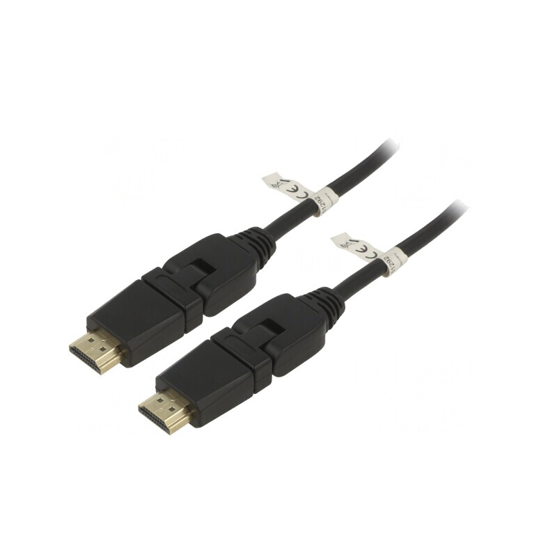 Cablu HDMI 2.0 5m Negru HDCP 2.2 | Electronic-mag.ro | Componente Electronice