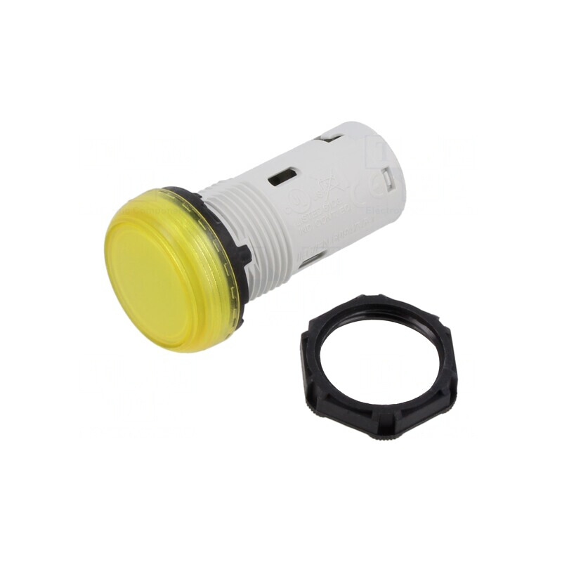 Lampă de control galbenă 24VAC/DC | Electronic-mag.ro | Componente Electronice Lampă de control galbenă 24VAC/DC | Electronic-mag.ro | Componente Electronice
