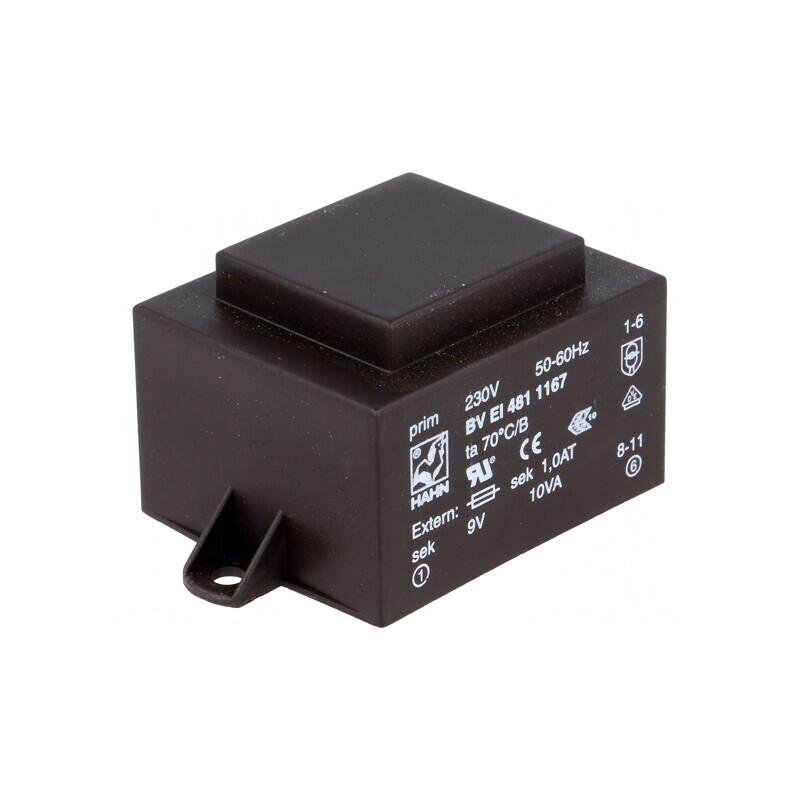 Transformator încapsulat 10VA 230V 9V PCB BVEI | Electronic-mag.ro | Componente Electronice Transformator încapsulat 10VA 230V 9V PCB BVEI | Electronic-mag.ro | Componente Electronice