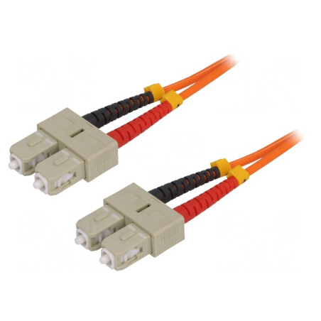 Patch Cord Fibră OM2 SC/UPC 5m LSZH | Electronic-mag.ro | Componente Electronice