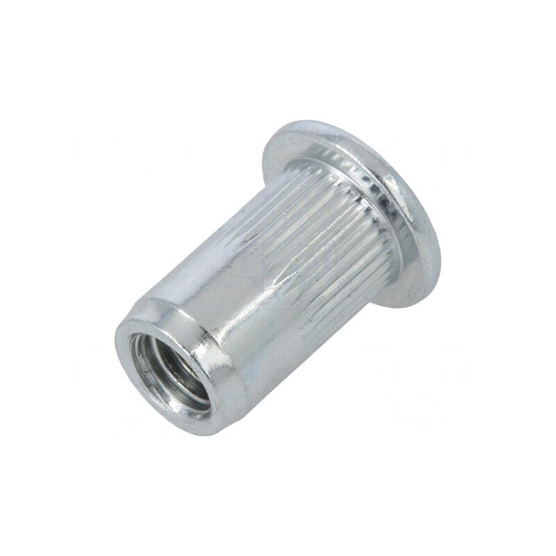 Piuliță nit M6 oțel 9mm 17mm 20buc | Electronic-mag.ro | Componente Electronice