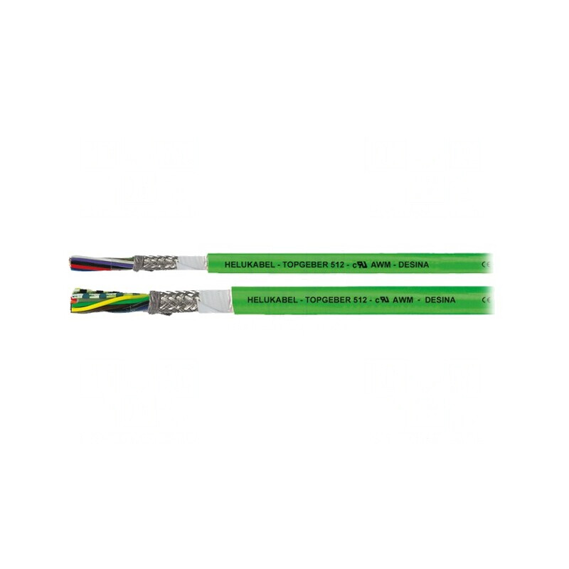 Cablu pentru Servomotoare Hibrid Portocaliu TOPGEBER 512 | Electronic-mag.ro | Componente Electronice