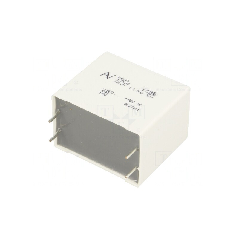 Condensator cu Polipropilenă 10uF 6,3mΩ THT ±5% | Electronic-mag.ro | Componente Electronice