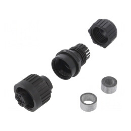Conector Circular Mamă IP67 pe Cablu Drept | Electronic-mag.ro | Componente Electronice