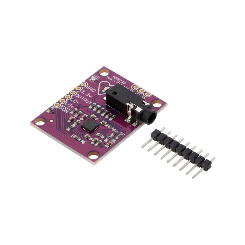 Senzor Monitor Ritm Cardiac 3-5VDC | Electronic-mag.ro | Componente Electronice