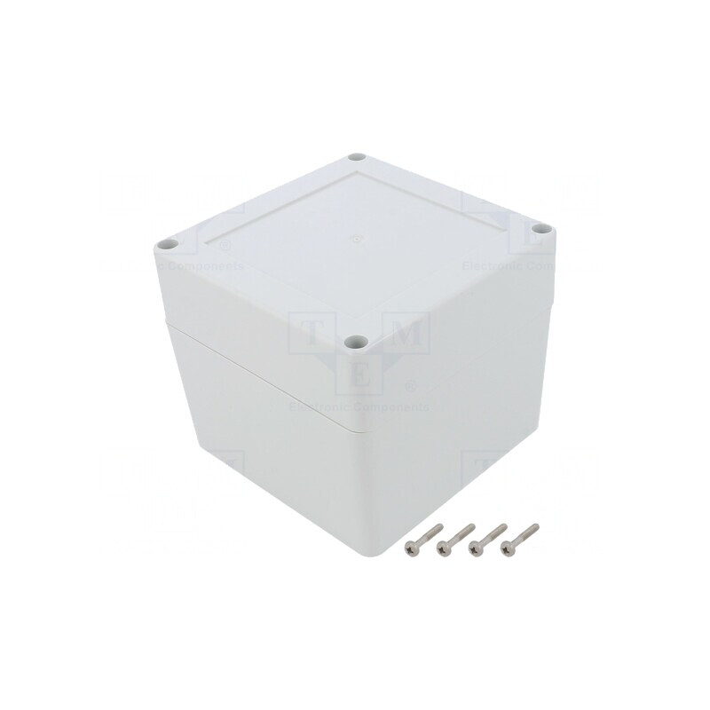 Carcasă universală cu bucșă din alamă 105x105x90mm | Electronic-mag.ro | Componente Electronice