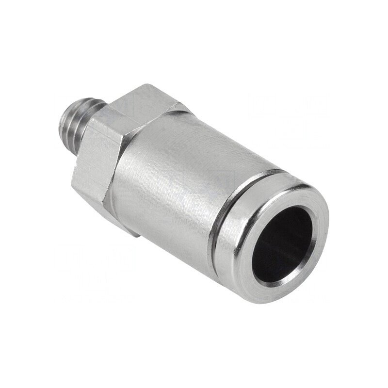Racord Push-in Drept M5 6mm Alamă Nichelată | Electronic-mag.ro | Componente Electronice