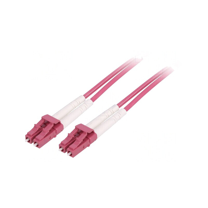 Patch Cord Fibră OM4 LC/UPC 0,5m LSZH | Electronic-mag.ro | Componente Electronice