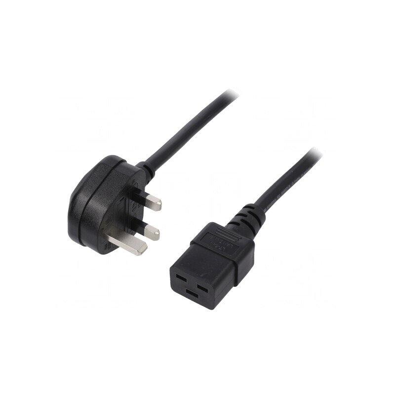 Cablu Alimentare 3m 3x1,5mm2 Negru | Electronic-mag.ro | Componente Electronice