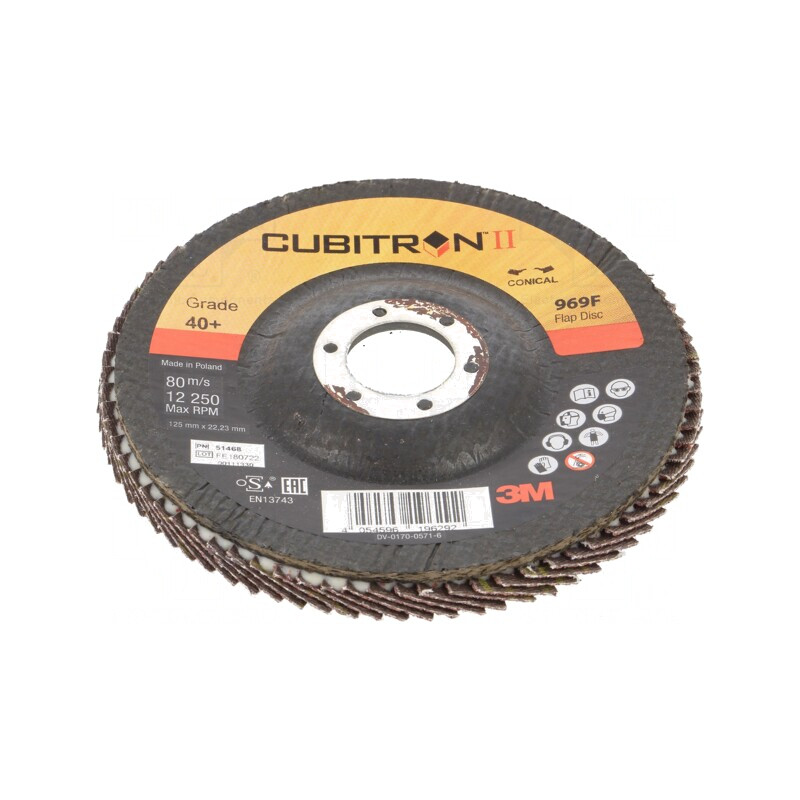 Disc de șlefuit cu lambouri 125mm 22.23mm | Electronic-mag.ro | Componente Electronice