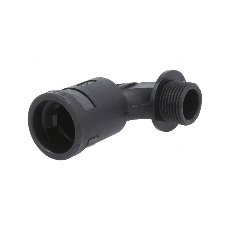 Conectori în unghi 90° filet metric exterior poliamidă 6 | Electronic-mag.ro | Componente Electronice