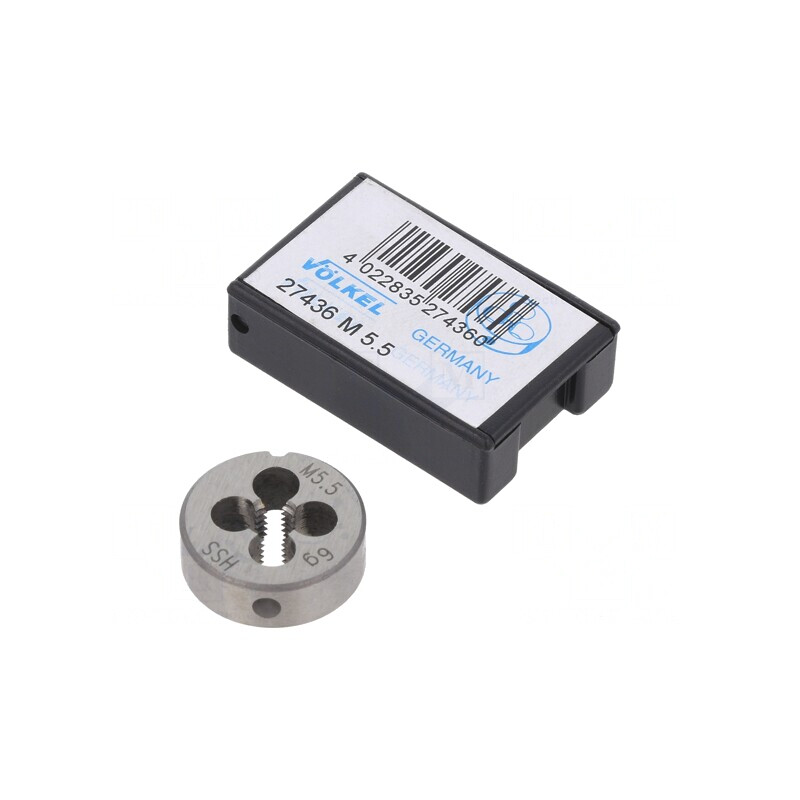 Filieră oțel rapid HSS M5,5 20mm 7mm 6g | Electronic-mag.ro | Componente Electronice