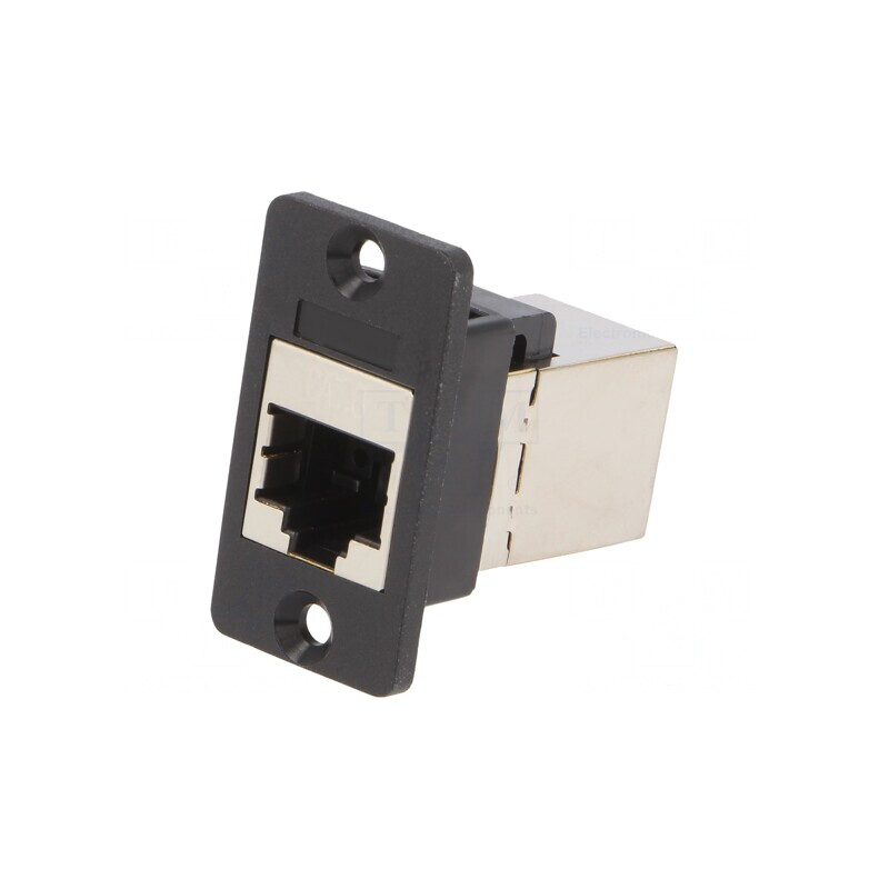 Adaptor SLIM Cat 6 Ecranat 8p8c 29mm Plastic | Electronic-mag.ro | Componente Electronice