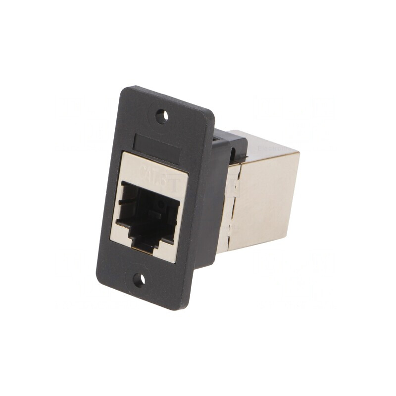Adaptor SLIM Cat 6 Ecranat 8p8c 29mm Plastic | Electronic-mag.ro | Componente Electronice