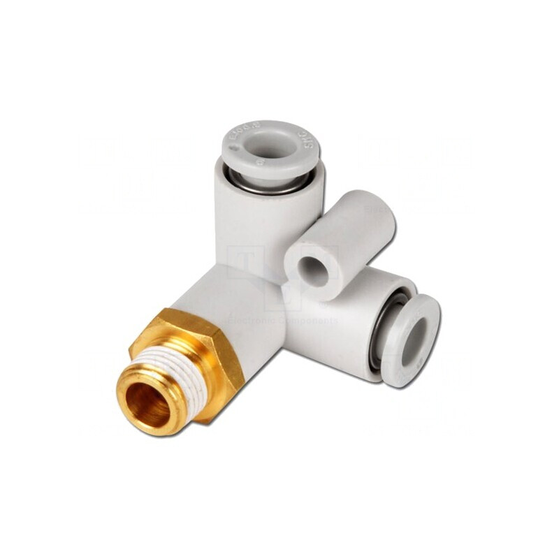 Teu Filetat în Unghi de 90° R 1/8 - 1÷10 bar | Electronic-mag.ro | Componente Electronice