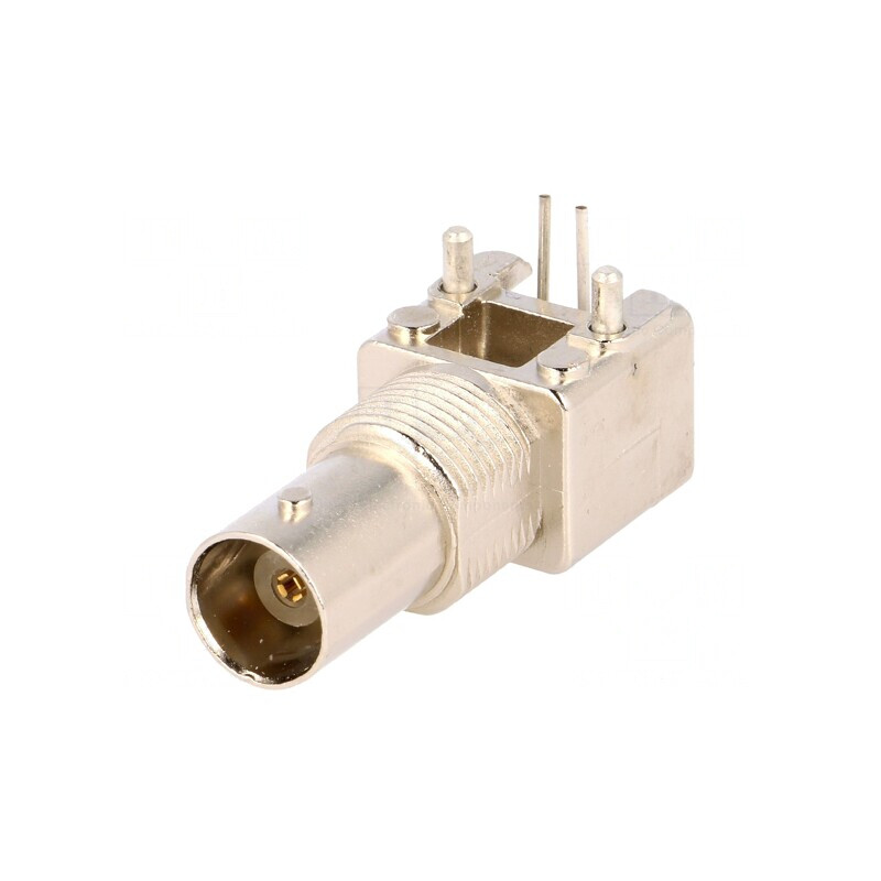 Soclu BNC mamă în unghi 50Ω THT pentru PCB cu piuliţă frontală | Electronic-mag.ro | Componente Electronice Soclu BNC mamă în unghi 50Ω THT pentru PCB cu piuliţă frontală | Electronic-mag.ro | Componente Electronice