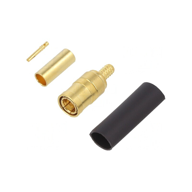 Soclu SMB Mamă 50Ω PTFE Aurit | Electronic-mag.ro | Componente Electronice