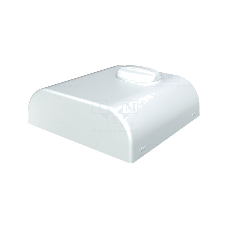 Carcasă montare pe perete ABS albă 80x80x25mm | Electronic-mag.ro | Componente Electronice