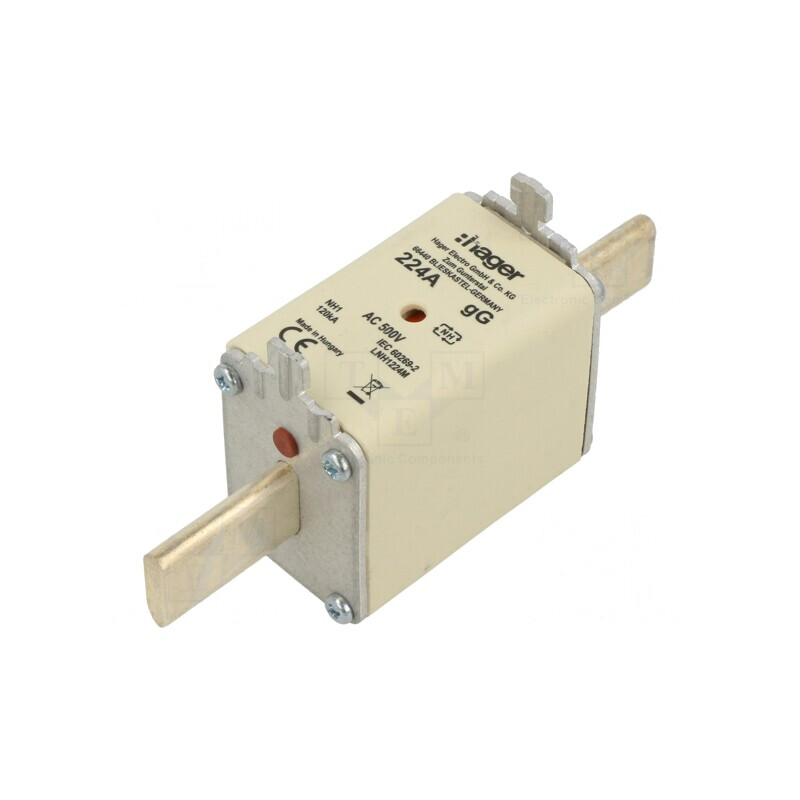 Siguranță Industrială gG 224A 500VAC NH1 | Electronic-mag.ro | Componente Electronice