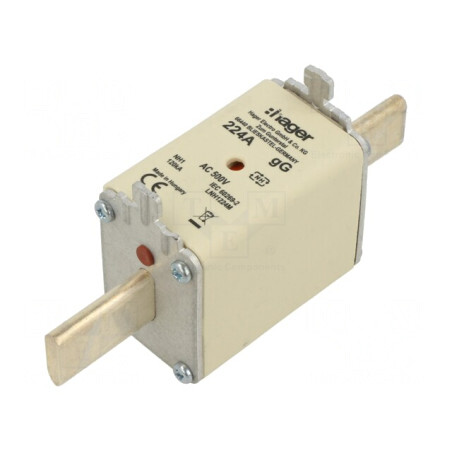 Siguranță Industrială gG 224A 500VAC NH1 | Electronic-mag.ro | Componente Electronice