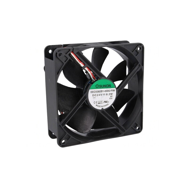 Ventilator axial 24V DC 120x120x38mm 234,4m3/h 48dBA | Electronic-mag.ro | Componente Electronice