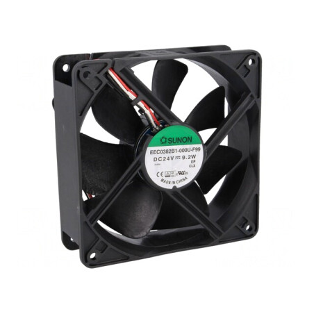 Ventilator axial 24V DC 120x120x38mm 234,4m3/h 48dBA | Electronic-mag.ro | Componente Electronice