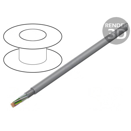 Cablu Ecranat LiY-CY 24x0.25mm2 PVC | Electronic-mag.ro | Componente Electronice