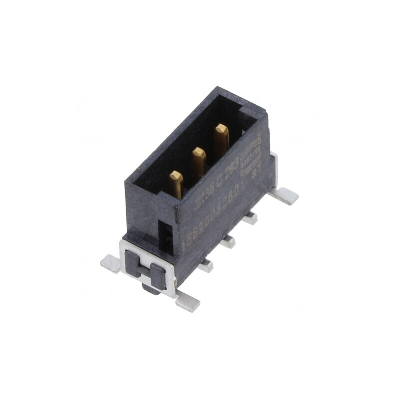 Conector PCB-PCB tată 3 pini 2,54mm har-flex Power | Electronic-mag.ro | Componente Electronice