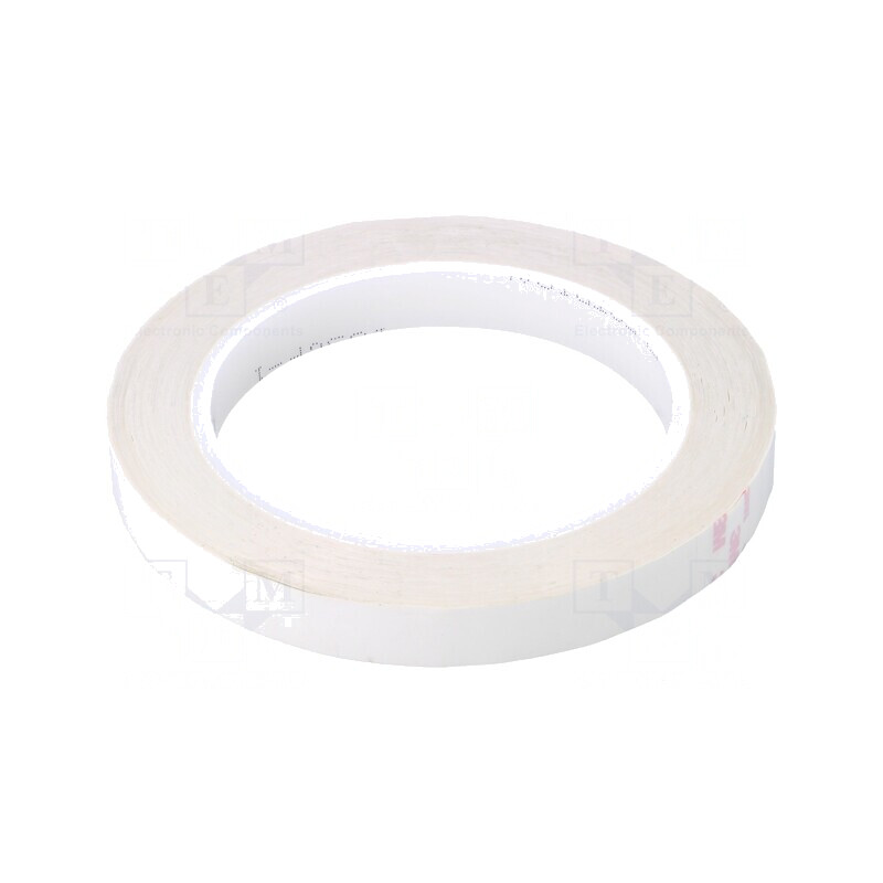 Bandă Electroizolantă Albă 12mm x 66m Acrilică | Electronic-mag.ro | Componente Electronice