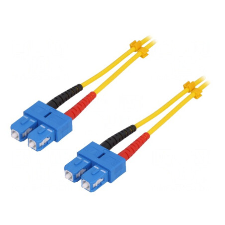 Patch Cord Fibră OS2 SC/UPC 1m LSZH | Electronic-mag.ro | Componente Electronice
