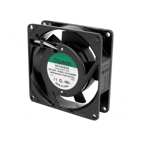 Ventilator AC Axial 230V 92x92x25mm 49m3/h 36dBA | Electronic-mag.ro | Componente Electronice