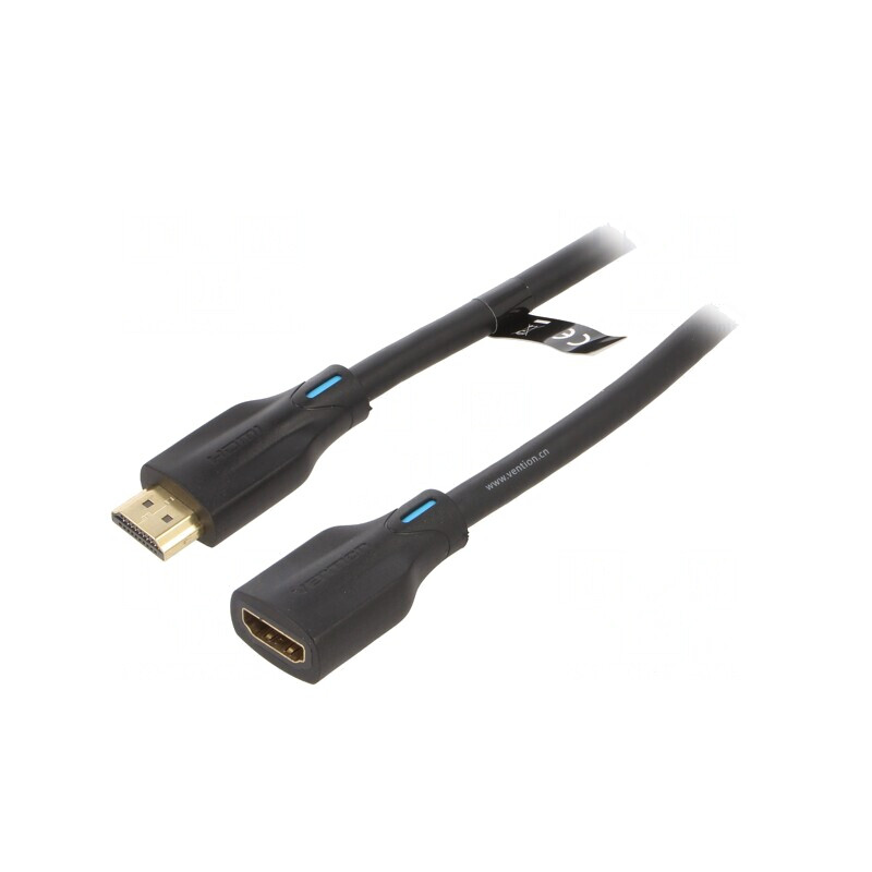 Cablu HDMI 2.1 2m Negru PVC | Electronic-mag.ro | Componente Electronice