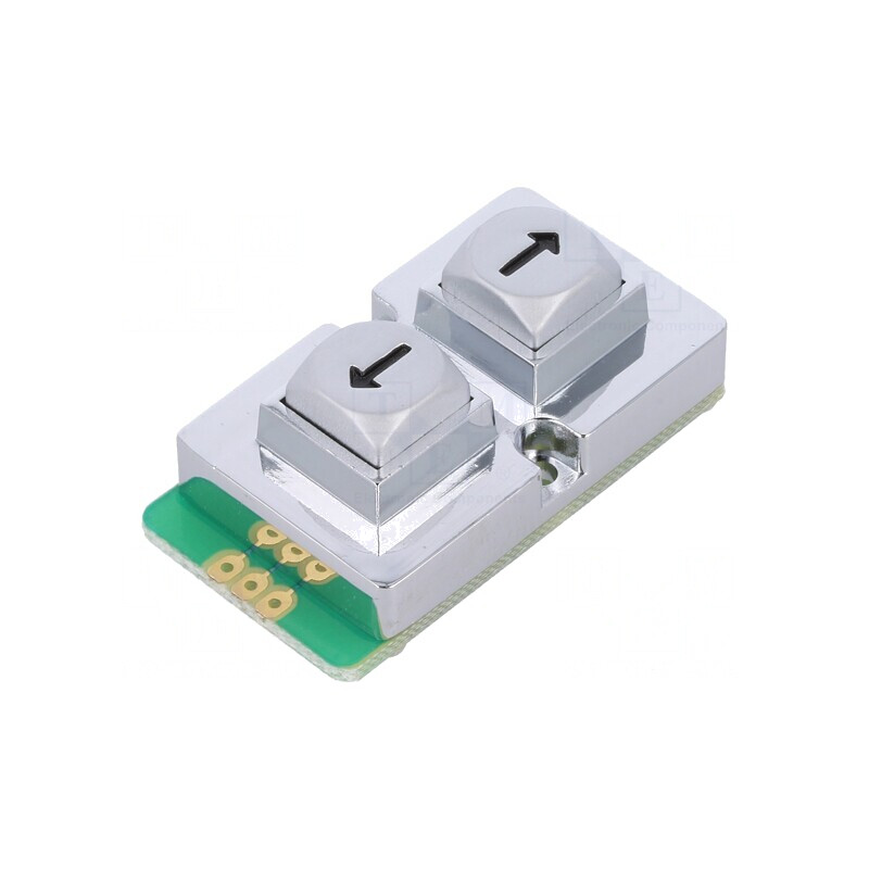 Tastatură Metalică 2 Butoane Rezistență Mecanică 1 Milion Cicuri | Electronic-mag.ro | Componente Electronice Tastatură Metalică 2 Butoane Rezistență Mecanică 1 Milion Cicuri | Electronic-mag.ro | Componente Electronice