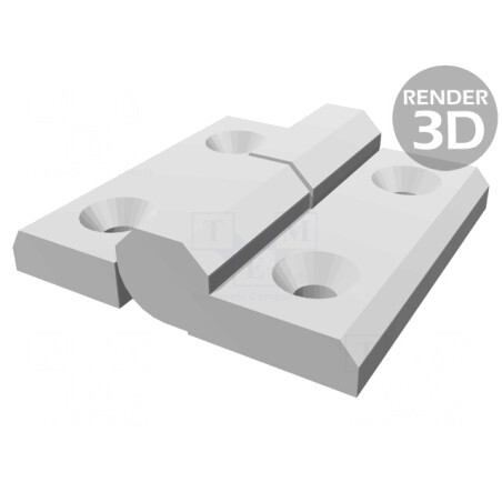 Balama Dreaptă Tehnopolimer 60x60mm Ø6mm | Electronic-mag.ro | Componente Electronice