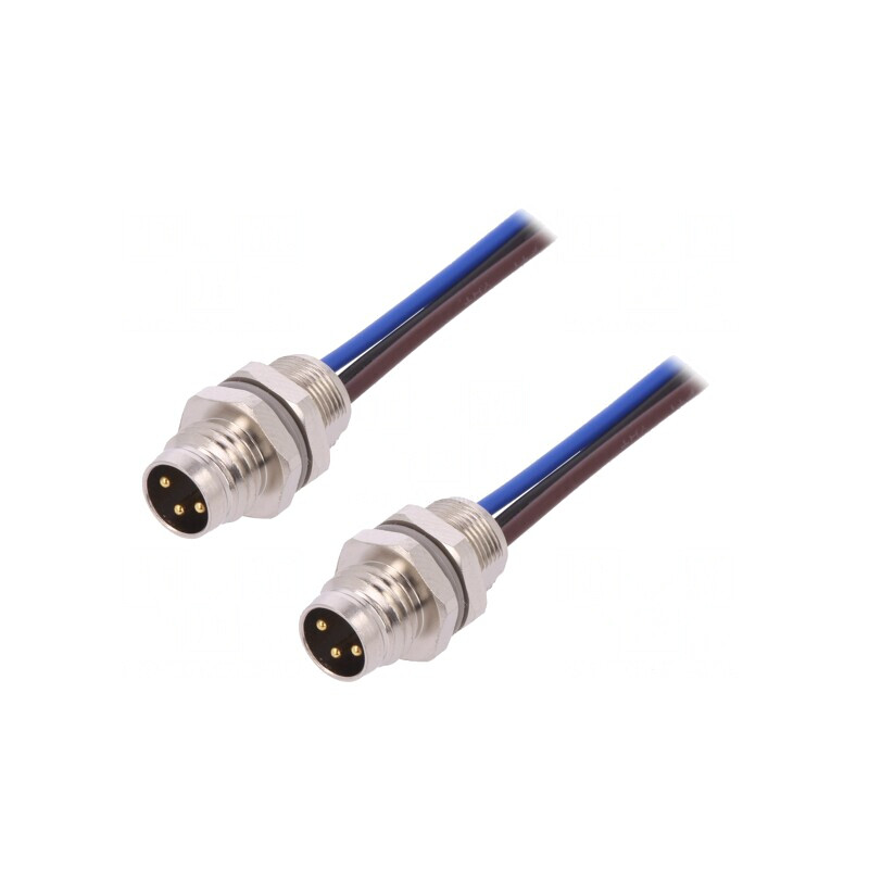 Conector M8 Tată 3-Pin 0,2m Filet Exterior Rotativ | Electronic-mag.ro | Componente Electronice Conector M8 Tată 3-Pin 0,2m Filet Exterior Rotativ | Electronic-mag.ro | Componente Electronice