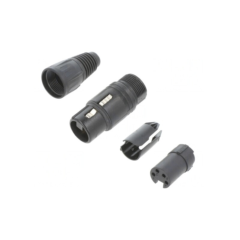 Mufă XLR Mamă 4 Pin Zinc pentru Cablu | Electronic-mag.ro | Componente Electronice Mufă XLR Mamă 4 Pin Zinc pentru Cablu | Electronic-mag.ro | Componente Electronice