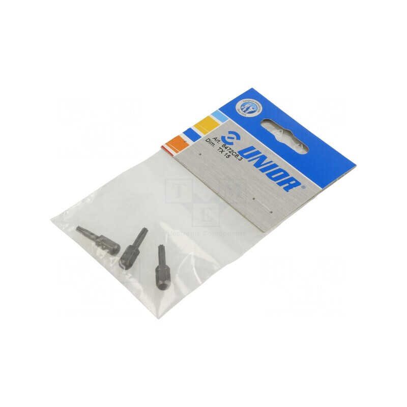 Set 3 Capete Șurubelniță Torx TX15 25mm | Electronic-mag.ro | Componente Electronice