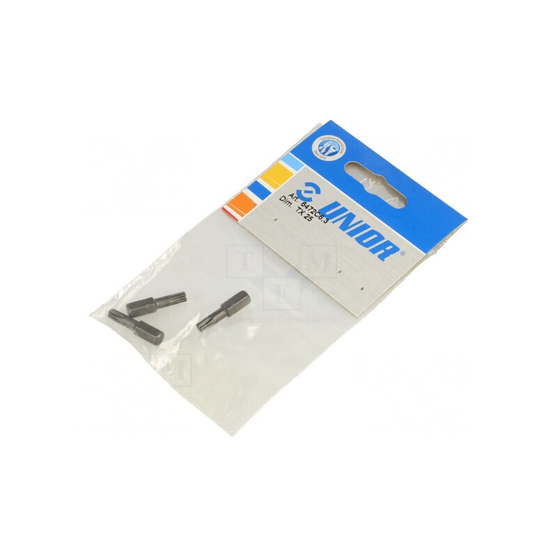 Capăt Șurubelniță Torx TX25 25mm 3 Bucăți | Electronic-mag.ro | Componente Electronice