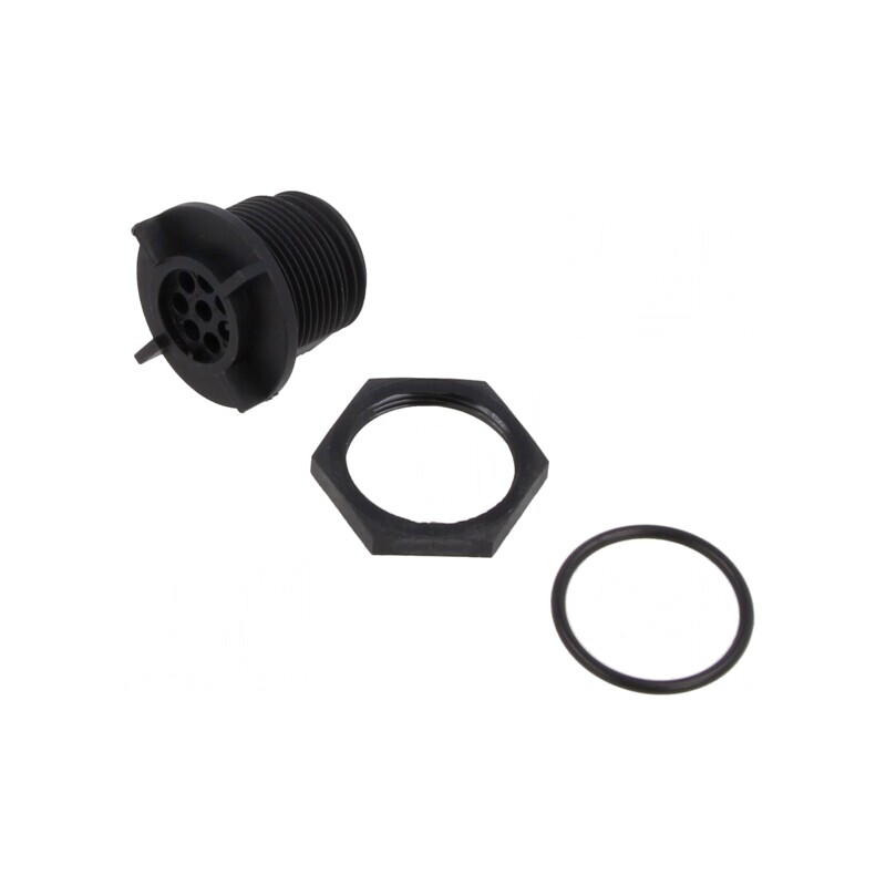 Conector circular soclu mamă 8 pini IP68 125V | Electronic-mag.ro | Componente Electronice