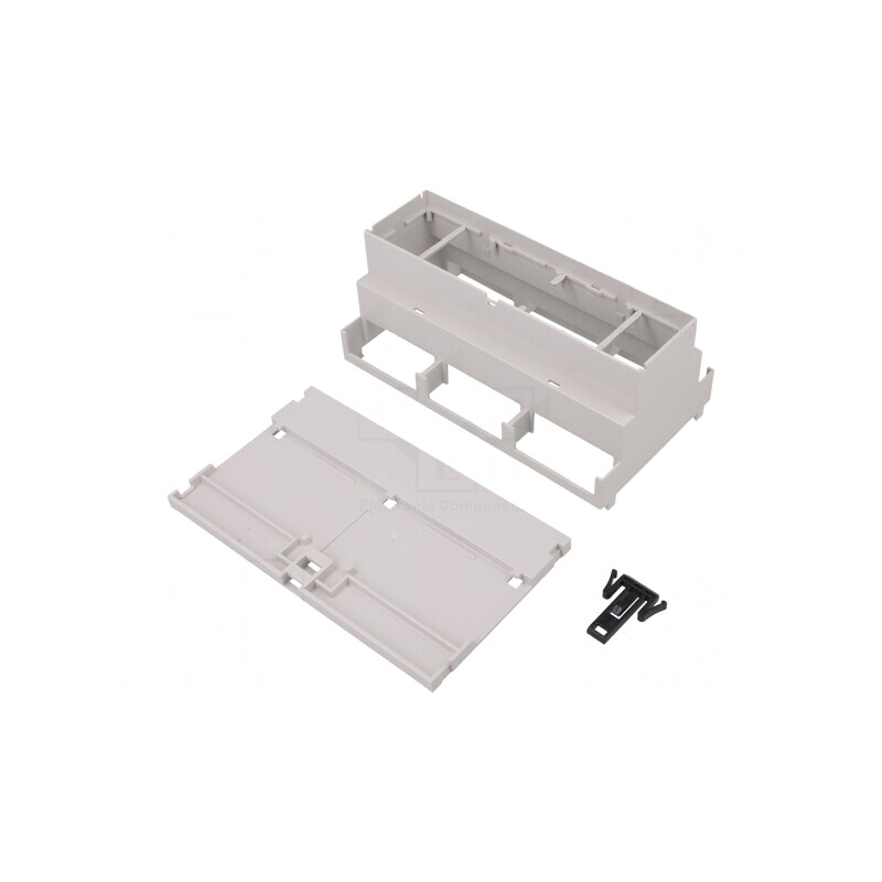 Carcasă pentru Șină DIN 90x159x68mm Gri | Electronic-mag.ro | Componente Electronice Carcasă pentru Șină DIN 90x159x68mm Gri | Electronic-mag.ro | Componente Electronice