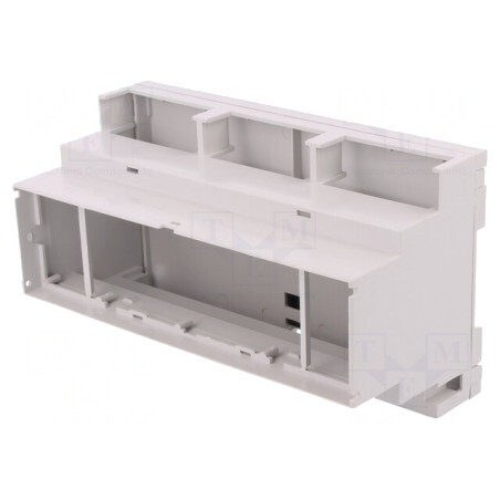 Carcasă pentru Șină DIN PPO Gri 90x159x68mm | Electronic-mag.ro | Componente Electronice