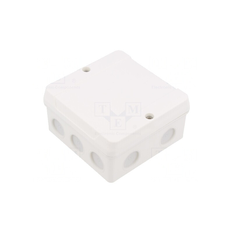 Cutie de conexiuni IP55 98x98x55mm Albă | Electronic-mag.ro | Componente Electronice Cutie de conexiuni IP55 98x98x55mm Albă | Electronic-mag.ro | Componente Electronice