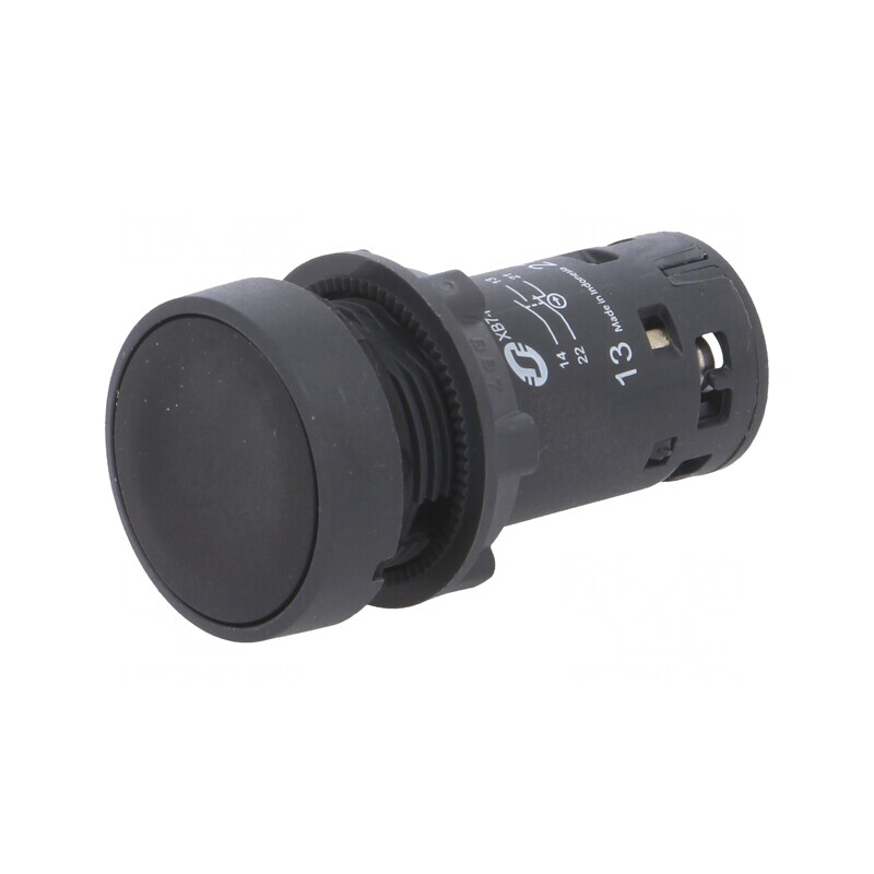 Comutator apăsare 22mm 1NC/NO | Electronic-mag.ro | Componente Electronice
