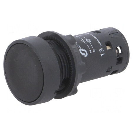 Comutator apăsare 22mm 1NC/NO | Electronic-mag.ro | Componente Electronice