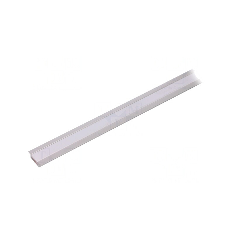 Profil Aluminiu Încastrat 1m pentru Module LED MICRO-K | Electronic-mag.ro | Componente Electronice