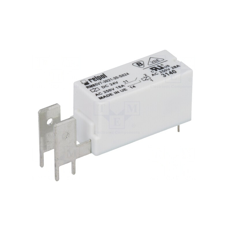 Releu Electromagnetic 24VDC 20A | Electronic-mag.ro | Componente Electronice