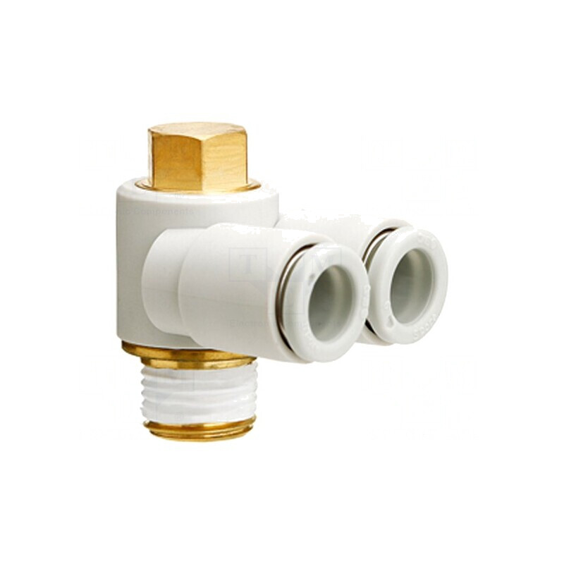 Racord Push-in Unghi 90° Filet M5 1-10 bar | Electronic-mag.ro | Componente Electronice